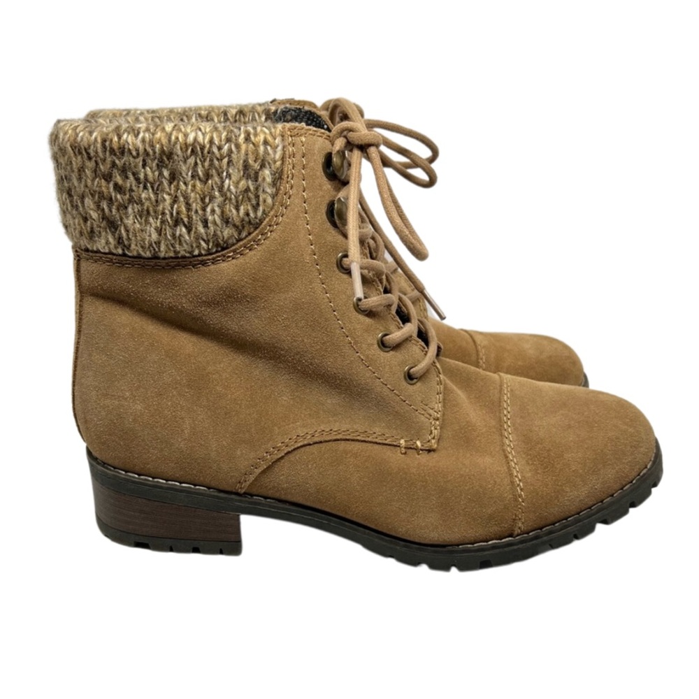 Women’s Bjordnal Phoebe Brown Leather Lace-up Boots. Size 9.5 - Picture 4 of 8